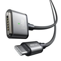 【AIDOGA 艾迪伽】140W Type-C TO MagSafe 3 PD3.1 磁吸充電線 風暴 2M(MacBook Air/Pro 2024/2023/2022)