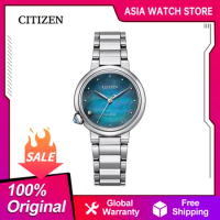 CITIZEN Original women's watch Eco-Drive Steel strip Business Leisure Watch Sapphire glass EM0910-80