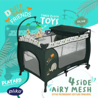 Box Bayi Pliko D Cute B 839 XLR baby elle rocking tempat tidur bayi ayunan modul elektronik ada tas 