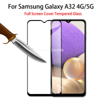 Full Screen Protector For Samsung Galaxy A32 5G Safety Tempered Glass For Samsung A 32 Protective Glass Pelicula on GalaxyA32 HD