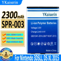 2300mAh YKaiserin Battery SPR-003 SPR003 for Nintendo NEW 3DSLL SPR-001 SPR-A-B PAA-CO 3DSLL DS XL 2015 Batteries