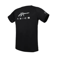 ASICS 男短袖T恤  ( 運動 慢跑 上衣「2031E781-001」