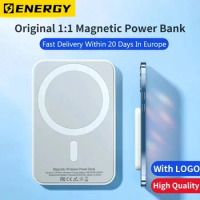 10000mAh Original 1:1 Macsafe Powerbank Magnetic Wireless Power Bank For iPhone 12 13 14 Pro Max External Auxiliary Battery Pack