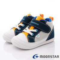 日本月星Moonstar童鞋-2E輕量護踝系列2473藍黃(12.5-14cm寶寶段))櫻桃家