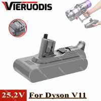 2024 New For Dyson 25.2V V11 Battery Absolute V11 Animal Li-ion Vacuum Cleaner Rechargeable Battery Super lithium cell 48000mAh