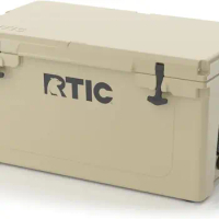RTIC 65 QT Ultra-Tough Cooler Hard Insulated Portable Ice Chest Box for Beach, Drink, Beverage, Camping, Picnic, Fishing, Boat