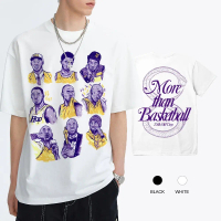 Kobe Bryant Tribute เสื้อยืดแฟชั่นออกแบบขนาดใหญ่พิมพ์เสื้อยืดผ้าฝ้ายแท้ผ้าหนา Tee