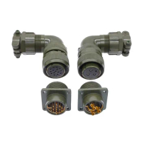 Machine tool Connectors YD28 4pin 3P+E YD28K15T Metal Protective Plug and Socket Servo Motor Connector