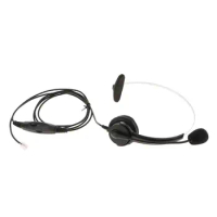 Hands Noise Cancelling Corded Headset with RJ9 Head and Mic for Desk Telephone Counseling Services, Insurance,