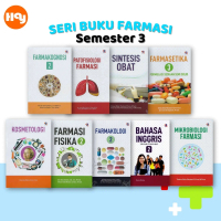 Buku Farmasi Semester 3 | Farmakognosi 2, Patofisiologi farmasi, Sintesis Obat, Farmasetika 3, Kosme