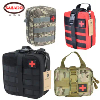 Tactical First Aid Pouch Patch Bag Molle Hook Loop Amphibious Outdoor Medical Kit EMT Emergency EDC Rip-Away Survival IFAK