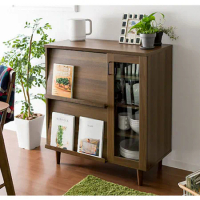  MUNA 家居 日式上掀置物3尺餐櫃-3色( KC01型 置物櫃 書櫃 收納 網美雜誌櫃)