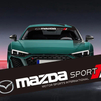 สติ๊กเกอร์ติดกระจกหน้ารถด้านหน้าและด้านหลัง แต่งรถ 1 ชิ้น สำหรับ Mazda 6, 3, CX5, 5, 2, 323, CX7, CX