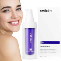 30ml V34 Purple Whitening Toothpaste Removal Tooth Stains Repairing Care For Teeth Gums Fresh Breath Brightening Teeth Care New