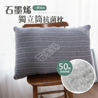 石墨烯獨立筒抗菌枕 壓縮枕 / 防螨抗菌 / 台灣製造