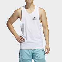 Adidas H.rdy Warri Tnk [GT8268] 男 運動背心 訓練 健身 休閒 修身 透氣 亞洲版 白