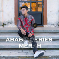 KEMEJA FURING MOTIF ABABIL MERAH ABADI BATIK