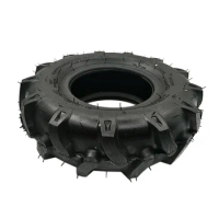 4.10/3.50-6 Thickening Vacuum Tire For Micro Tillage Machine Lawn Mover Garden Tractor Rotary Cultivator 3.50-6