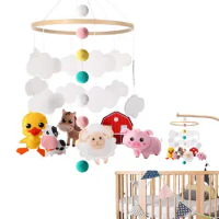 Baby Crib Mobiles Educational Toys Bed Bell Newborn Mobile Bed Bell Bracket Baby Toys Bed Bell Accessories