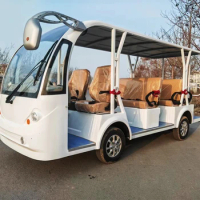 Factory Mini Electric Double Decker Sightseeing Car Bus Shuttle Sightseeing Bus for Kids and Adult