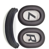 1pair/2pcs Replacement Foam Caution Ear Pads Earpads Headband Cover for Plantronics Backbeat Pro 2 Headphones Headset Quality