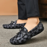 Men Loafers Casual Shoes Boat Shoes Men's New Fashion Driving Shoes Slip on Walking Loafers Business
