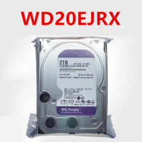 New Original HDD For WD Brand Purple 2TB 3.5" SATA 6 Gb/s 64MB 5400RPM For Internal HDD For Surveillance Hard Drive For WD20EJRX
