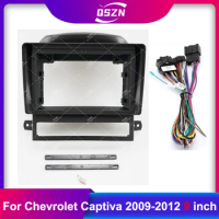 9 inch Car Frame Fascia Adapter Canbus Box For Chevrolet Captiva 2009-2012 Android Radio Dash Fitting Panel Kit