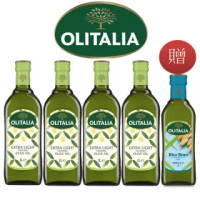 【Olitalia 奧利塔】精緻橄欖油1000mlx4-禮盒組(+玄米油500mlx1瓶)