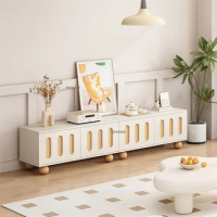 Modern Cream Style TV Stand Small Apartment TV Cabinet Creative Design Living Room Table Storage Cabinet Tv Console Furniture
