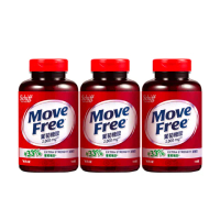 【Move Free 益節】葡萄糖胺3瓶(共450錠 葡萄糖胺推薦/schiff/紅瓶/保健/美國保健/補品)