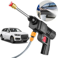 High Pressure Car Washer with 7M Hose Pressure Washer Gun Handheld Car Washer Gun for Vehicle Plants Lawn Patio Pets Showering