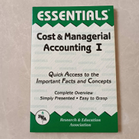 Cost Managerial Accounting Essentials Original English Import Baru