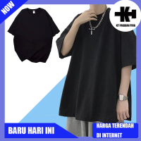 hem pria lengan pendek kaos lengan pendek kaos polos kaos gamis santai kekinian sutra murni Kain sut