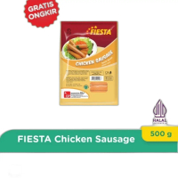 FIESTA AYAM SAUSAGE SOSIS AYAM GORENG FROZEN PACK 500 GRAM