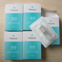 10pcs/lot Hydra 20 Titanium Microneedle Essence Applicator Bottle Derma Stamp Painless Cosmetic Applicator Device