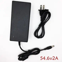54.6V 2A Lithium Ebike battery Charger 48V 13S li-ion Battery charger DC Socket/connector