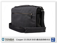 Tenba Cooper 15 DSLR 酷拍 肩背帆布包 灰色 637-404 (公司貨) 側背包 相機包