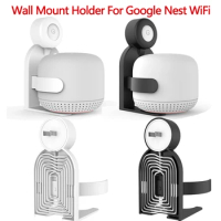 Outlet Wall Mount Holder For Google Nest WiFi Point Router Stand Bracket Space Saving Cord Hanger for Nest WiFi Router(2th Gen)
