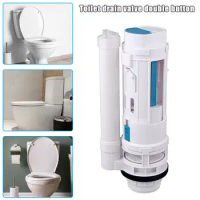 Toilet Tank Splinched Drainage Flush Valves Closestool Two Button Outlet Valve Cistern Replacement Fittings Bathroom Fixture