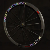 700c carbon fiber tube hub drum track aluminum alloy fixed gear set 40mm detonation single speed bicycle fixed wheel set