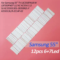 LED Backlight Strip for Samsung 55" TV LSC550FN18 W LSF550FN07 L12 KC KC55V1 12 SJ.HZ.D5501301-2835BR-F SJ.HZ.D5501301-2835BL-F