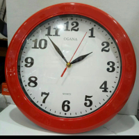 Jam dinding Ogana Polos diameter 30cm