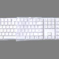 Waterproof and dustproof Clear Transparent Keyboard Skin Covers For I-Rocks IK6-WH IK6-BK Crystal USB Keyboard