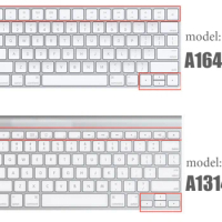 Silicone Keyboard cover Protector Skin US EU Version For Apple Bluetooth Wireless keybord MLA22LL A1