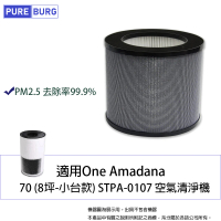 【PUREBURG】適用One Amadana 70 8坪-小台款 STPA-0107空氣清淨機 副廠濾網