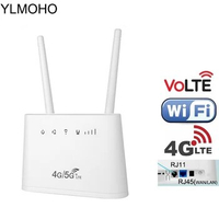 YIZLOAO B311-V 4G LTE Router 300Mbps Wireless RJ11 CPE 4G LTE Mobile Voice VOLTE Wifi Hotspot 2Pcs Antenna Access Points