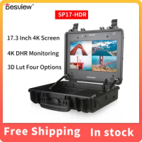 Desview SP17-HDR 17.3 Inch 4K UHD Multi View Quad Split Portable Broadcast Director Monitor
