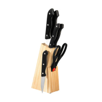【Premier】木製刀座+刀具6件