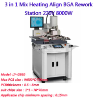 LY-G950 for PCB Repair BGA Rework Station BGA Repairing System SMD Optical Alignment Rework Station 220V 8000W